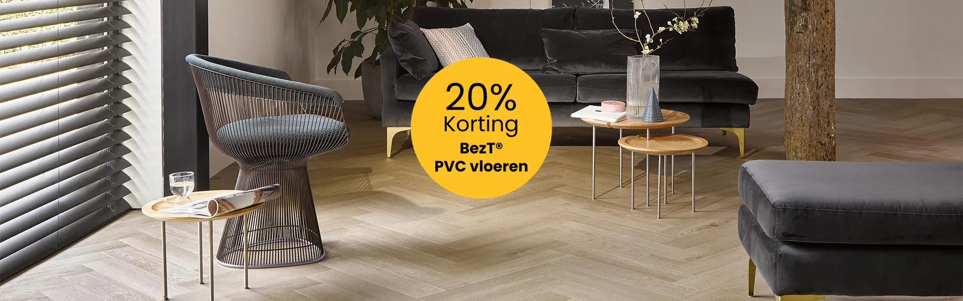 Summer Sale: 20% korting op BezT PVC vloeren Summer Sale: 20% korting op BezT PVC vloeren